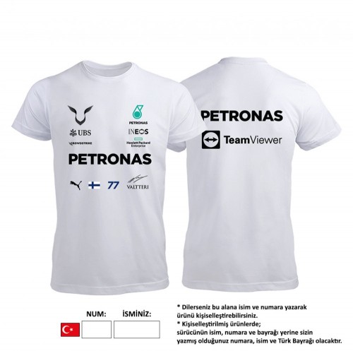 Petronas F1 Team White Edition TİŞÖRT 2022