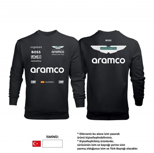 Aston Martin F1 Team: AMR24 - Black Edition Sweatshirt