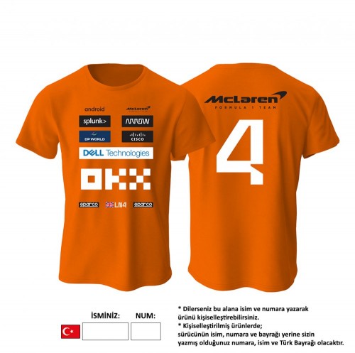 McLaren F1 Team : Orange Edition 2023 Tişört