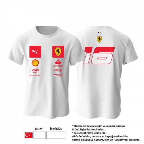Scuderia Ferrari: Monaco GP Edition 2023 Tişört
