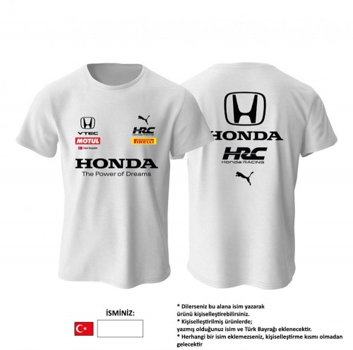 Honda: Team VTEC WhiteEdition Tişört