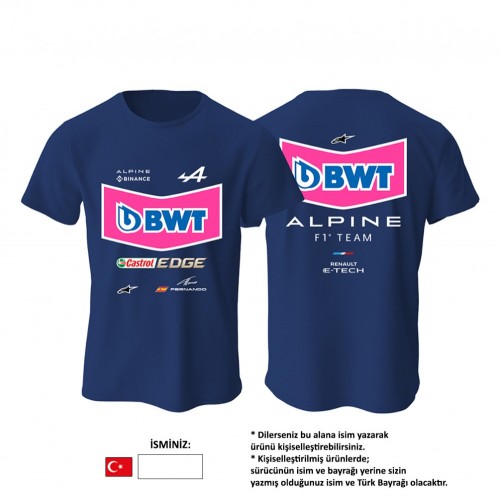 Alpine F1 Team Navy Edition TİŞÖRT 2022