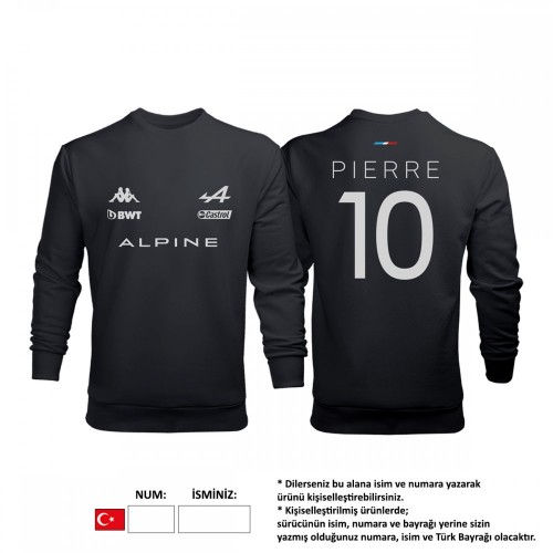 Alpine F1 Team: Black Crew Edition 2023 Sweatshirt