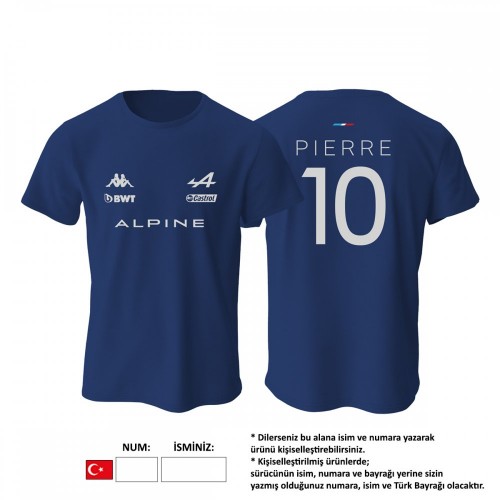 Alpine F1 Team: Navy Crew Edition 2023 Tişört