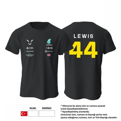 Petronas F1 Team: Black Crew Edition 2023 Tişört