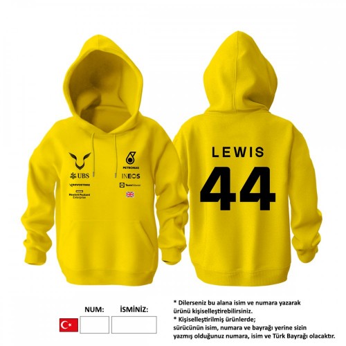 Petronas F1 Team: Yellow Crew Edition 2023 Hoodie