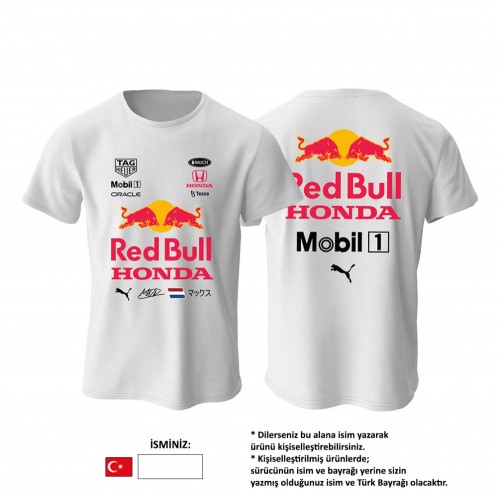 Redbull Racing White Edition TİŞÖRT 2021