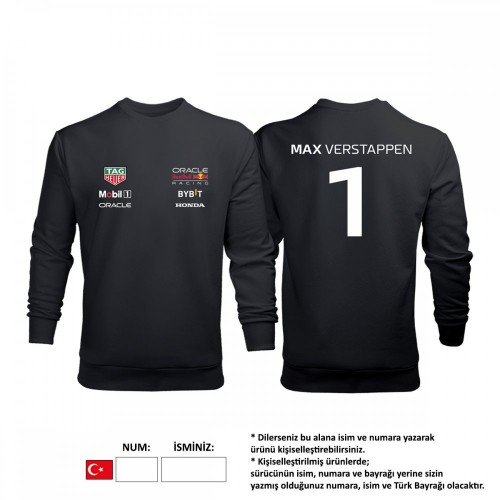 Oracle Racing: Black Crew Edition 2023 Sweatshirt