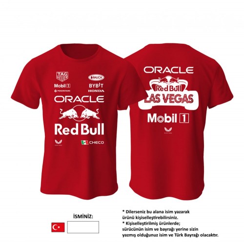 Oracle Racing: Las Vegas GP - Red Edition 2023 Tişört