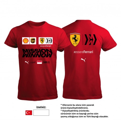 Scuderia Ferrari Red Edition TİŞÖRT 2021