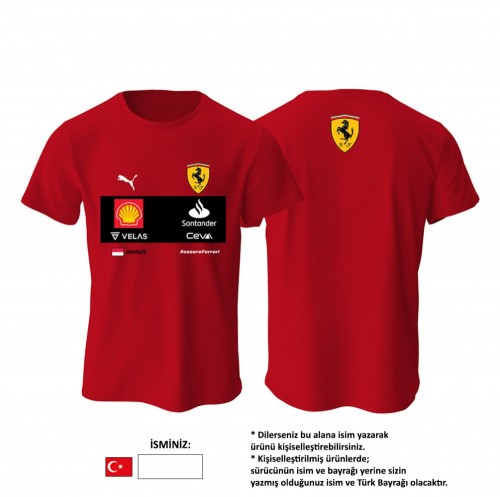Scuderia Ferrari Red Edition TİŞÖRT 2022 V2